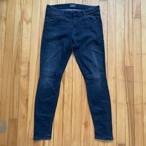 MOTHER Denim Jeans Black Skinny Fit Women's Size 30